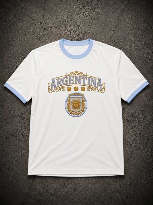 ARGENTINA World Cup Ringer t-shirt