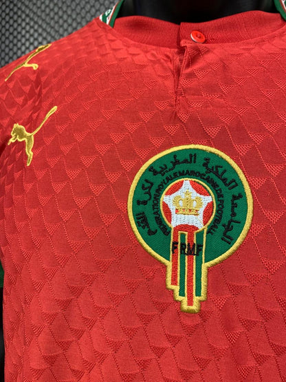 تيشرت منتخب المغرب الاساسي تطريز